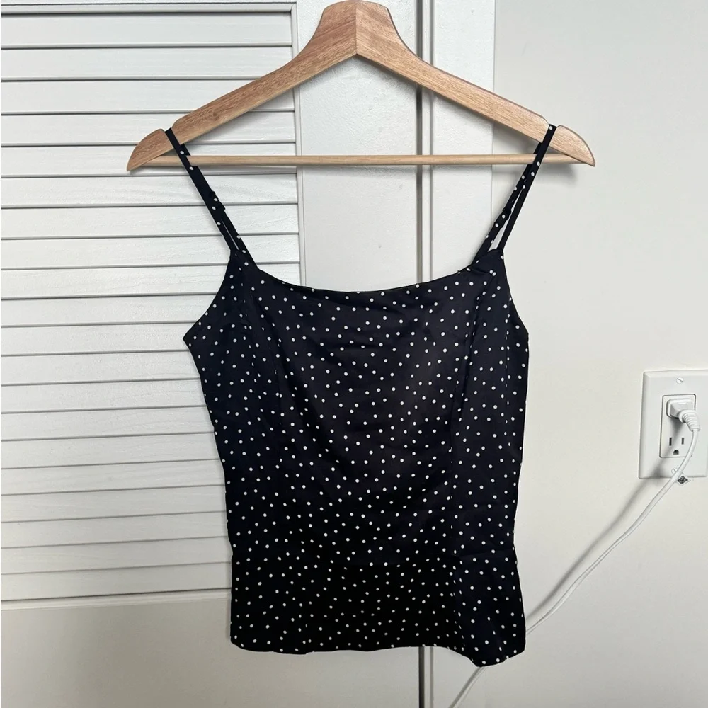 Reformation Isla Satin Top Black - Size 0 - Picture 2 of 3